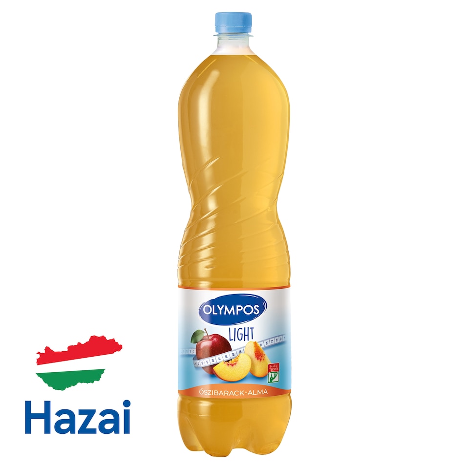 Olympos energiaszegény alma-őszibarack szénsavmentes üdítőital édesítőszerekkel 1,5 l