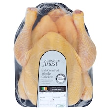 Tesco Finest Irish Corn Fed Whole Chicken 1.2Kg