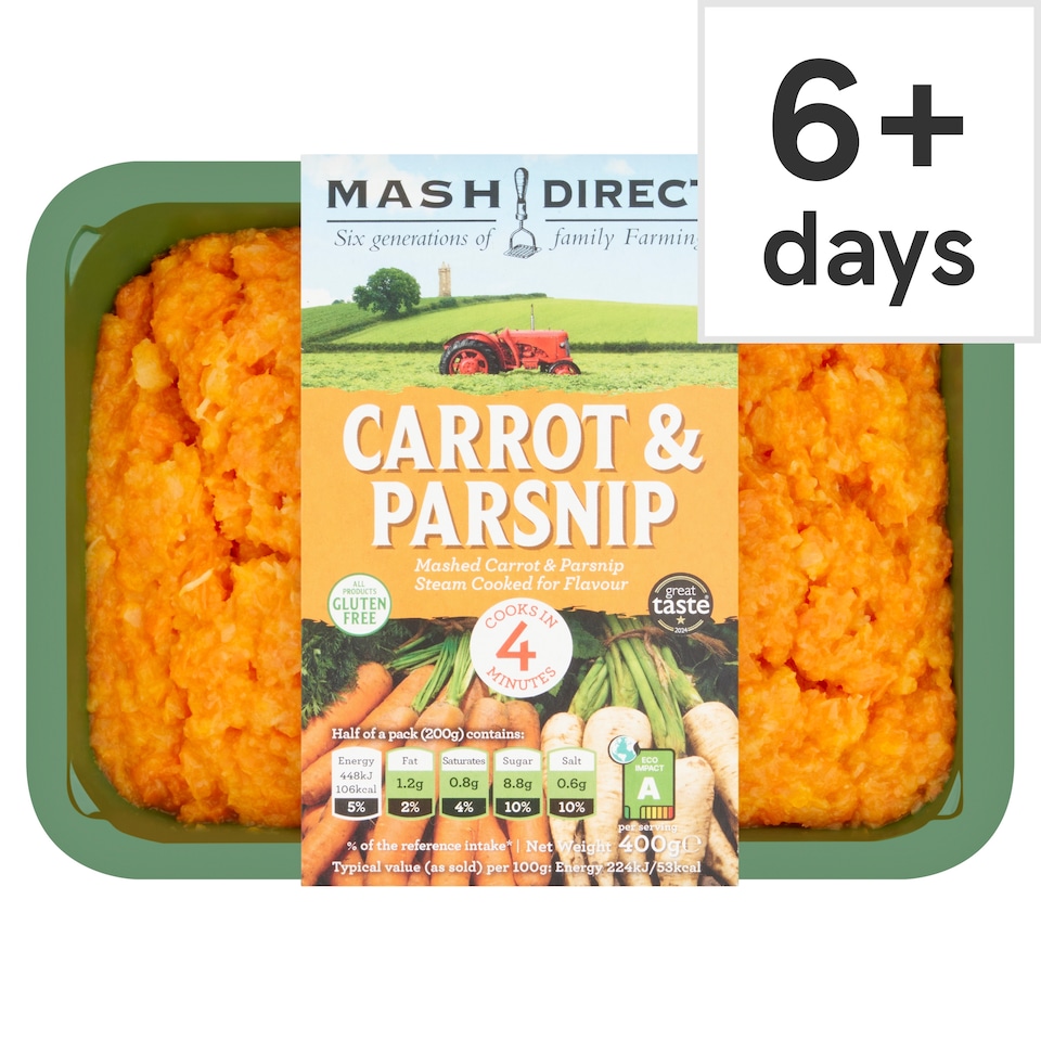 Mash Direct Carrot & Parsnip Mash 400G