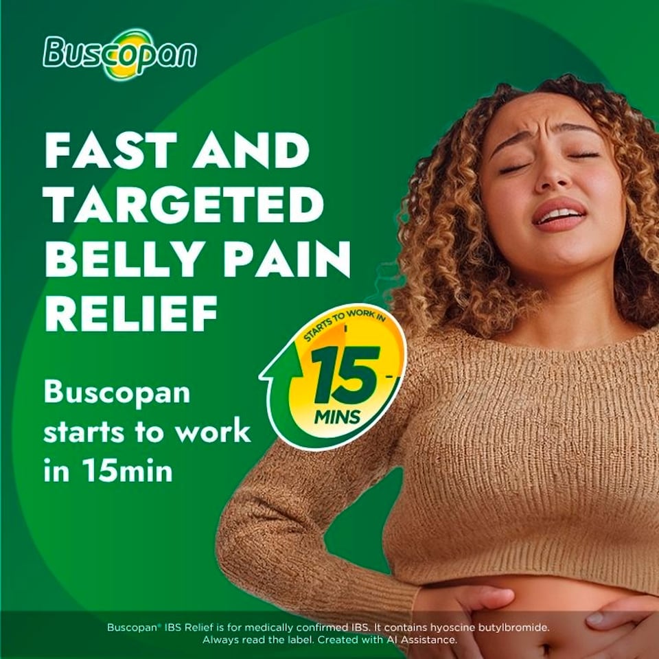 image 1 of Buscopan IBS Relief Tablets - Pain & Discomfort Relief 20s