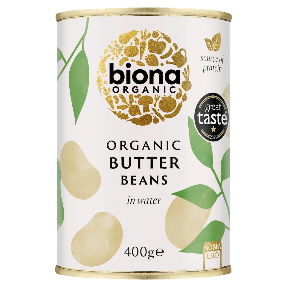 Biona Organic Butter Beans 400g