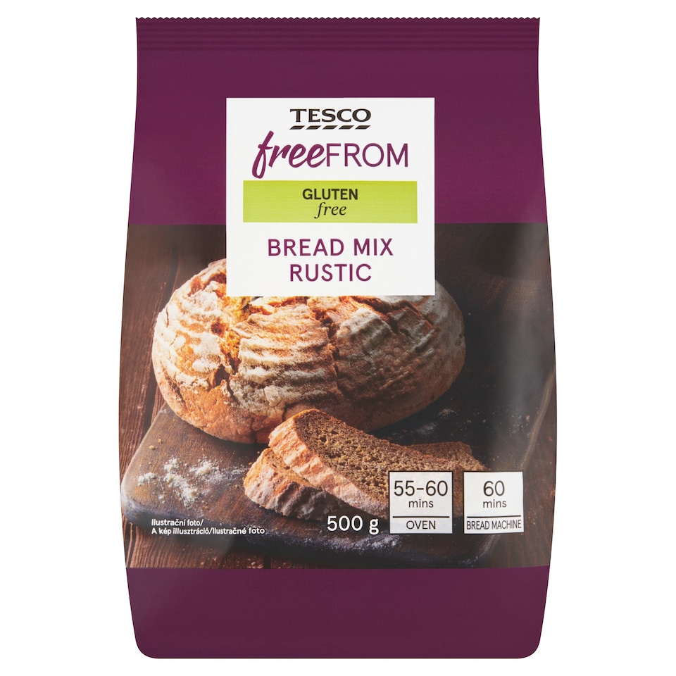 Tesco Free From Gluten Free Bread Mix Rustic 500 g