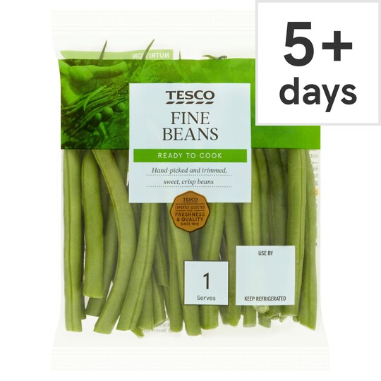 Tesco Green Beans 80G Tesco Groceries