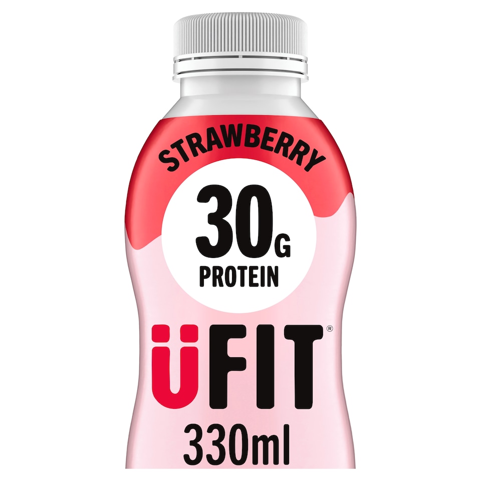 Ufit Strawberry Protein Milkshake Drink 330ml