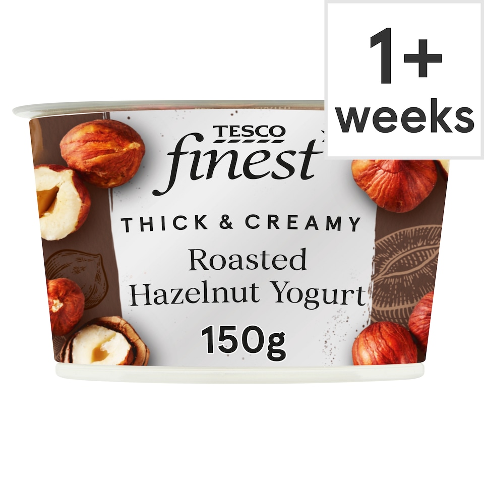 Tesco Finest Roasted Hazelnut Yogurt 150G