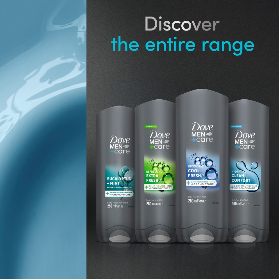 image 1 of Dove Men+Care Cool Fresh Body Wash 250Ml