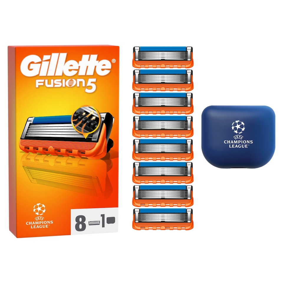 image 1 of Gillette Fusion5 Náhradné Holiace Hlavice pre Mužov, 8 Náhradné Holiace Hlavice