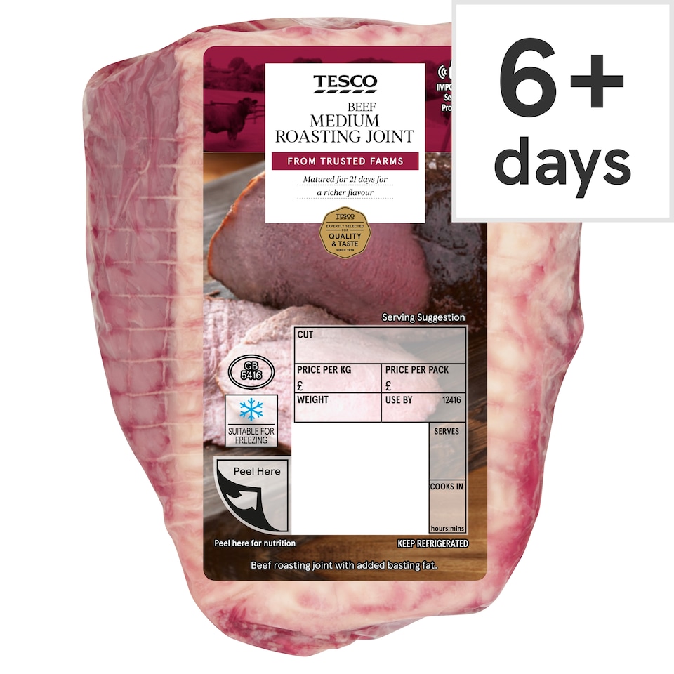 Tesco Beef Medium Roasting Joint
