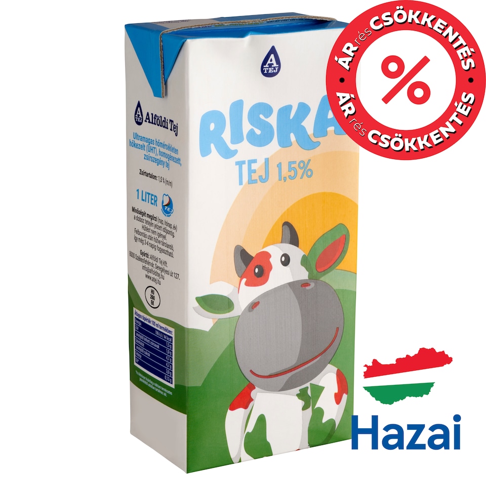 Riska UHT Low-Fat Milk 1,5% 1 l