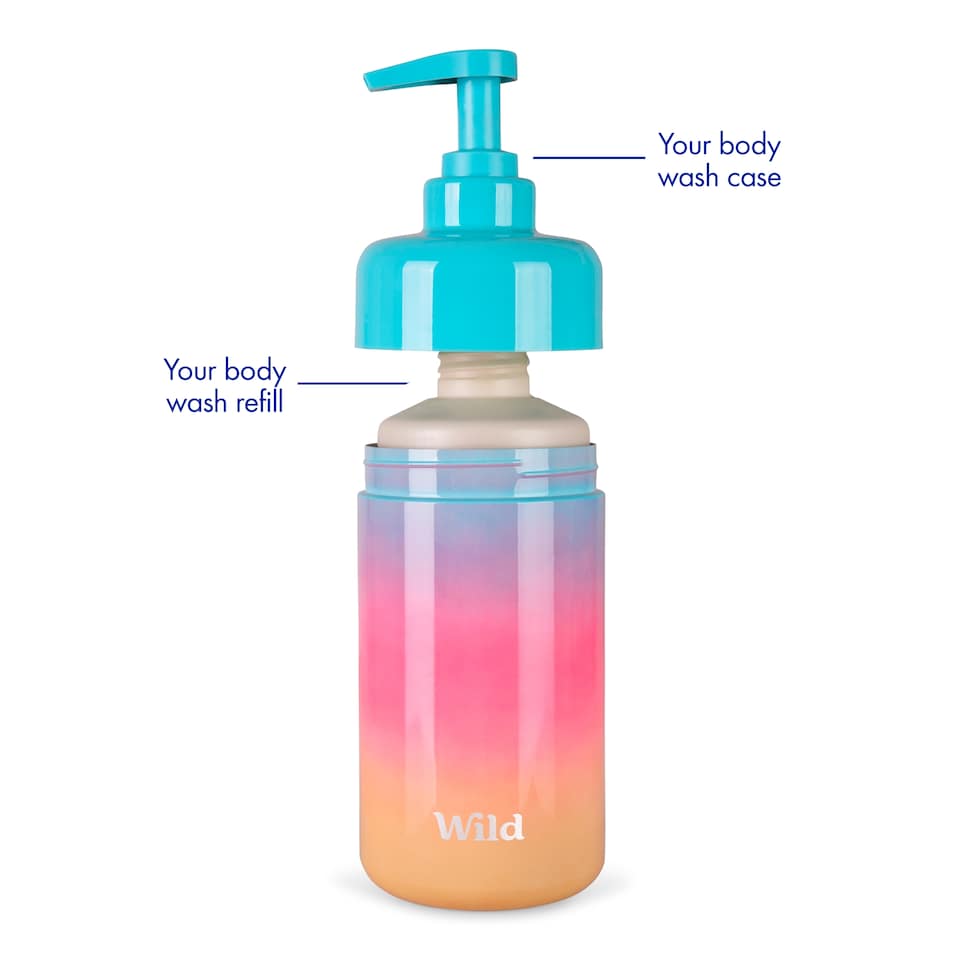 image 1 of Wild Body Wash Refill Fresh Cotton & Sea Salt 300ml