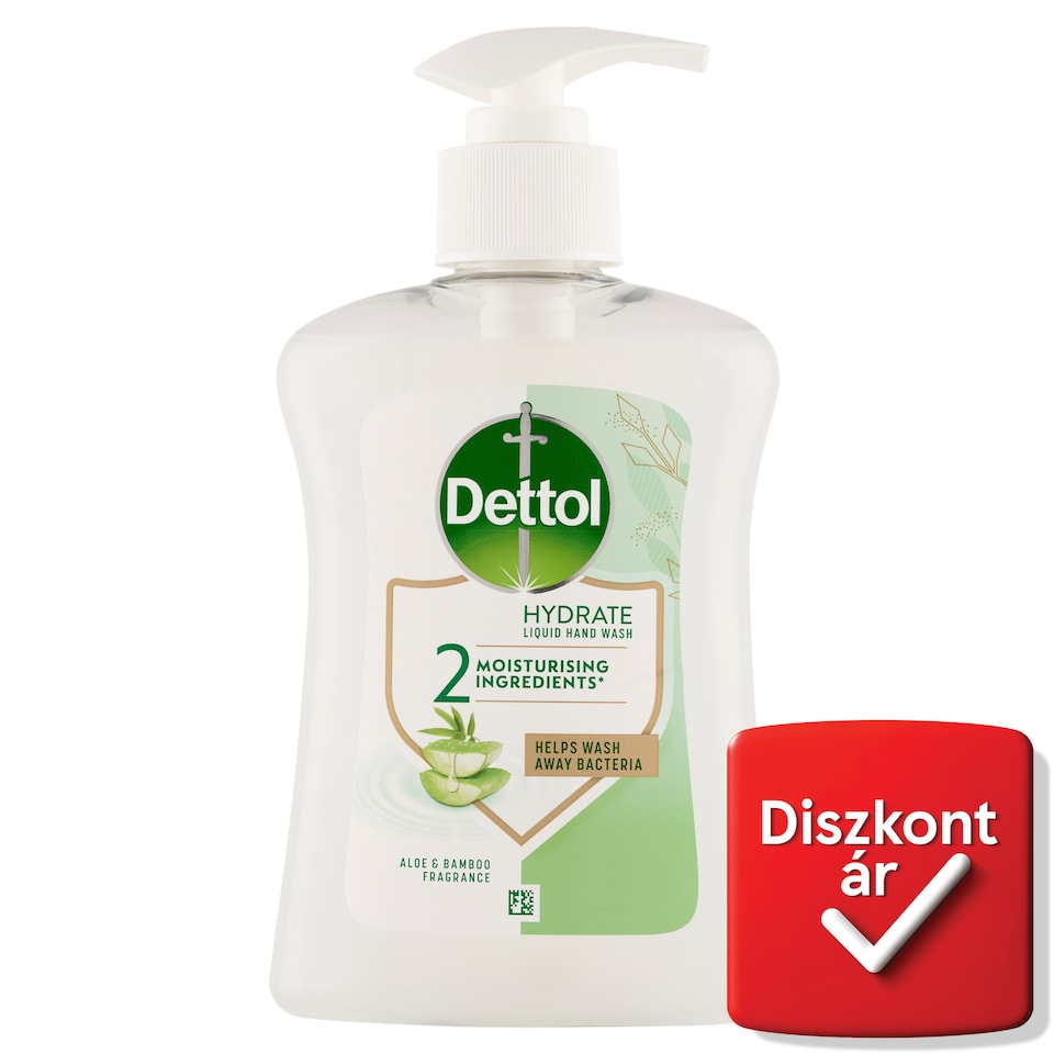 image 1 of Dettol Pump Liquid Soap Aloe & Bamboo Fragrance 250 ml