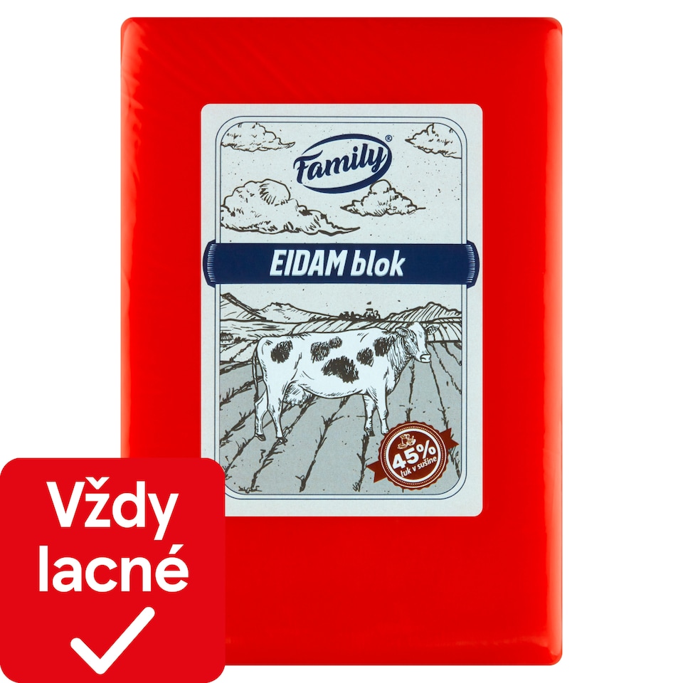 Family Eidam 45% blok 1705 g