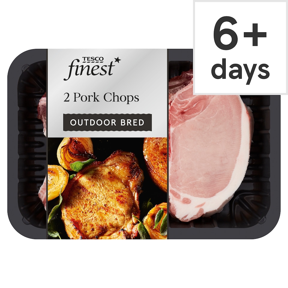 Tesco Finest Pork Chops 500G