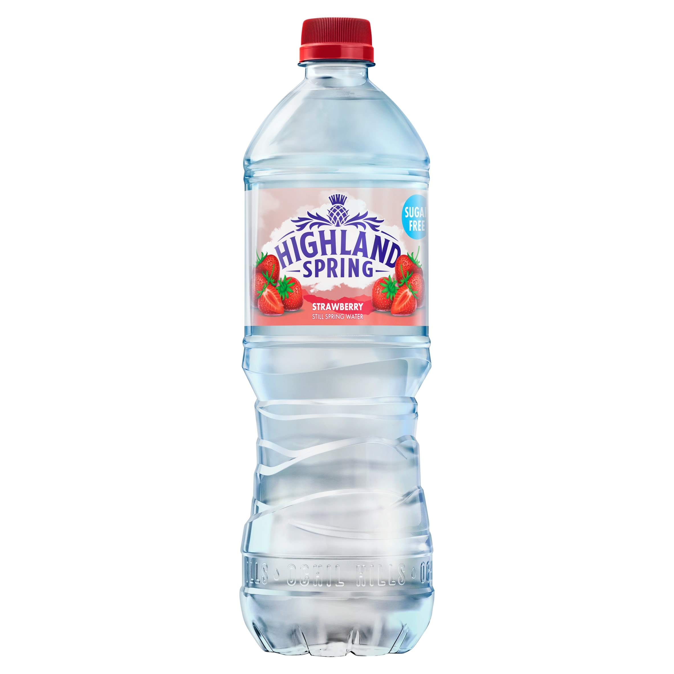 Highland Spring Sugar Free Strawberry Still Spring Water 750ml