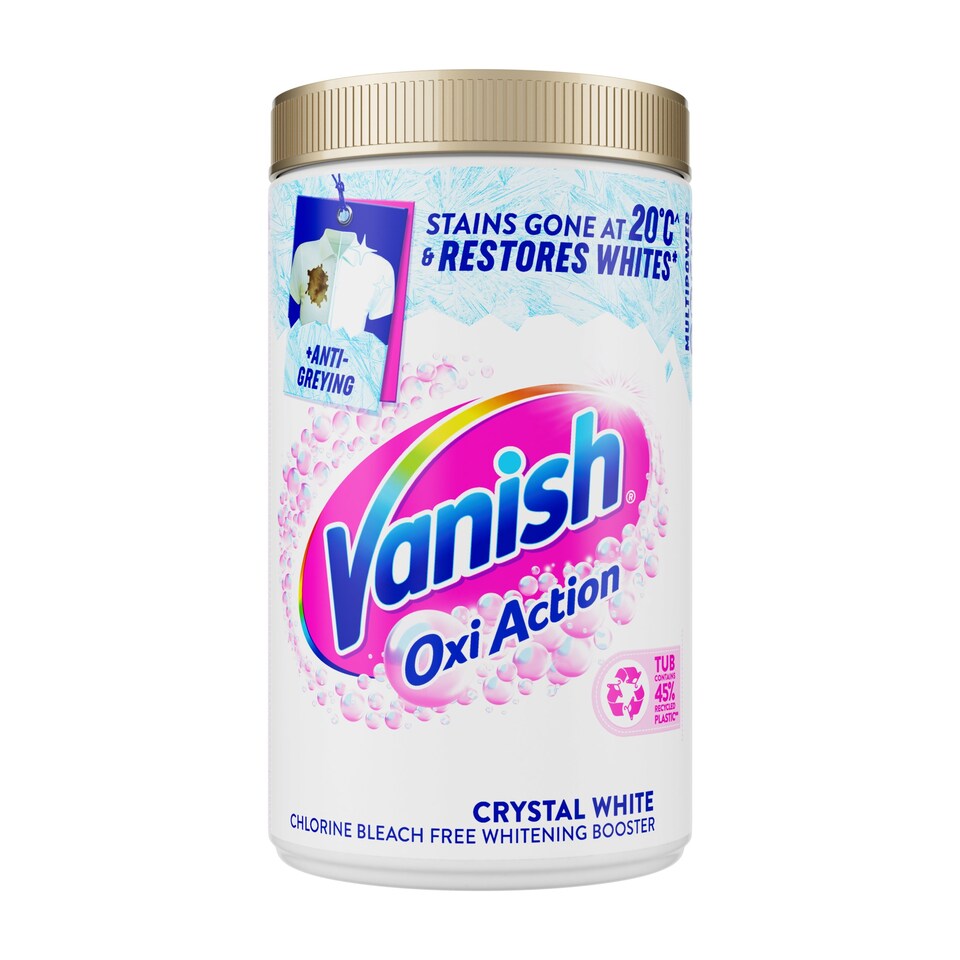 Vanish Gold Oxi Action Laundry Stain Remover Powder Whites 1.5kg