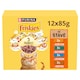 obrázok 1 z Friskies kapsičky pre mačky kura, kačica, losos, morka v šťave 12 × 85 g
