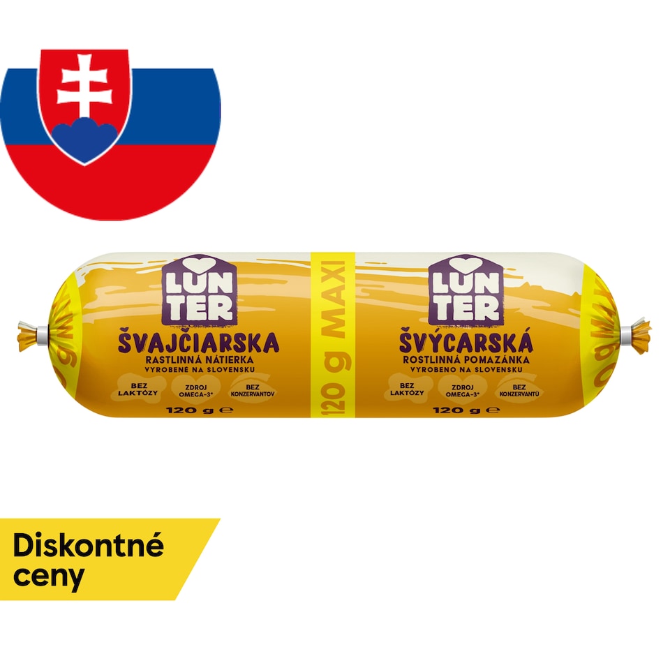 LUNTER Švajčiarska nátierka MAXI 120 g