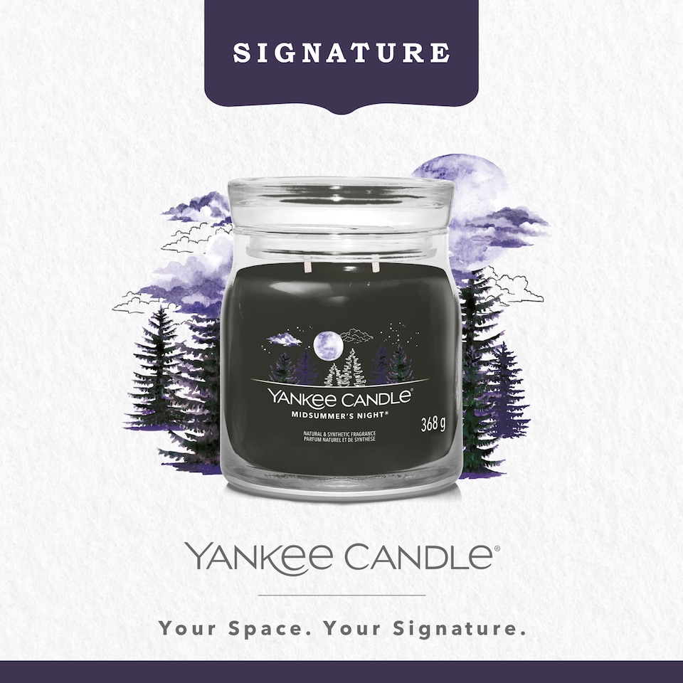 image 1 of Yankee Candle Signature Midsummer Night Medium Jar 368g