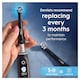image 2 of Oral-B iO Ultimate Clean Black Replacement Electric Toothbrush Heads 2 Pack