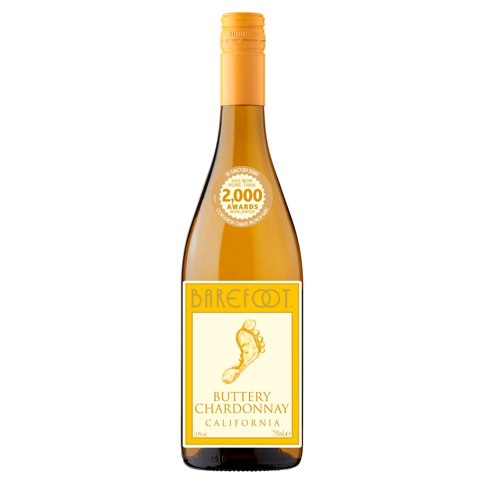 image 1 of Barefoot Buttery Chardonnay 750Ml