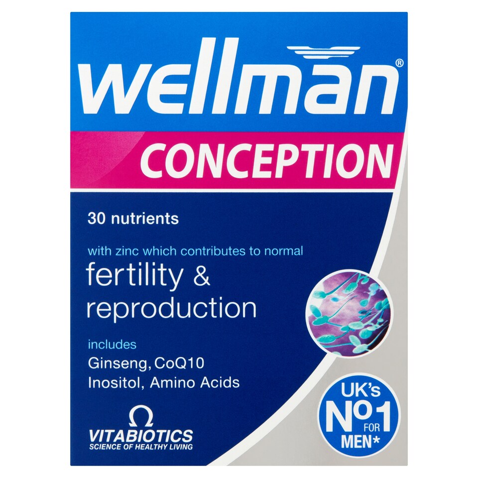 Vitabiotics Wellman Conception Vitamin & Mineral Tablets 30s