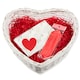 image 3 of Global Gizmos Pink / White Heart Shaped Make Your Own Hamper