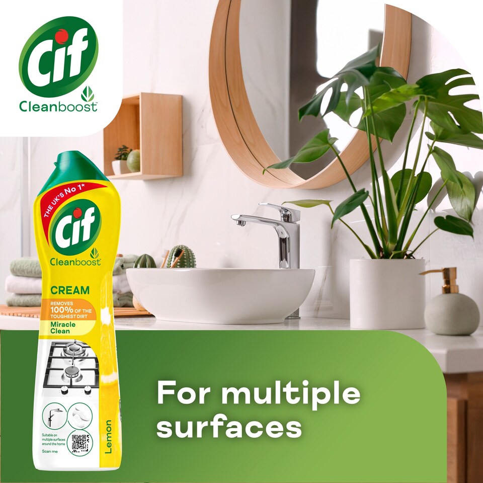 image 1 of Cif Lemon Cream Cleaner 500Ml
