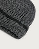 image 2 of F&F Fleece Lined Ribbed Knit Beanie Hat in Grey