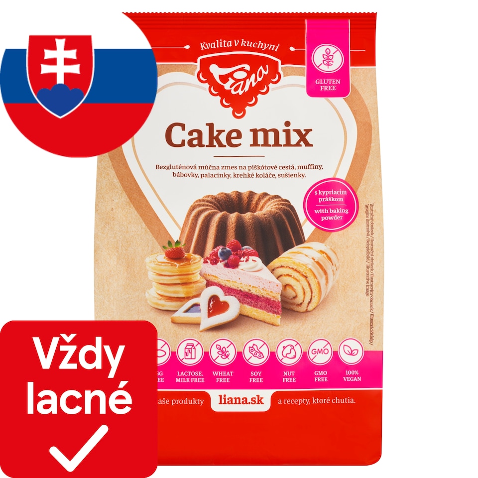 image 1 of Liana Cake mix Gluten-Free Flour Mix for Sponge Cake Dough 1000 g