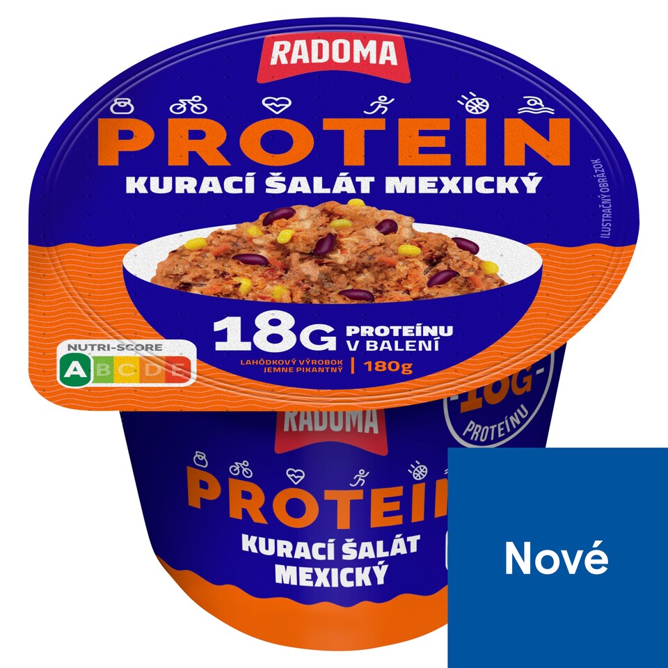 Radoma Protein kuřecí salát mexický 180g