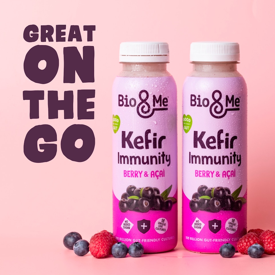 image 1 of Bio&Me Immunity Acai Berry Kefir Drink 280ml