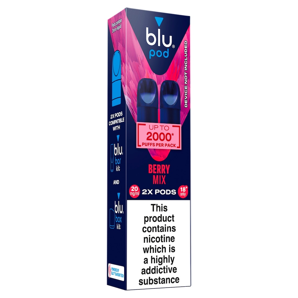 image 1 of blu Pod Berry Mix 20mg/ml 2x 2ml
