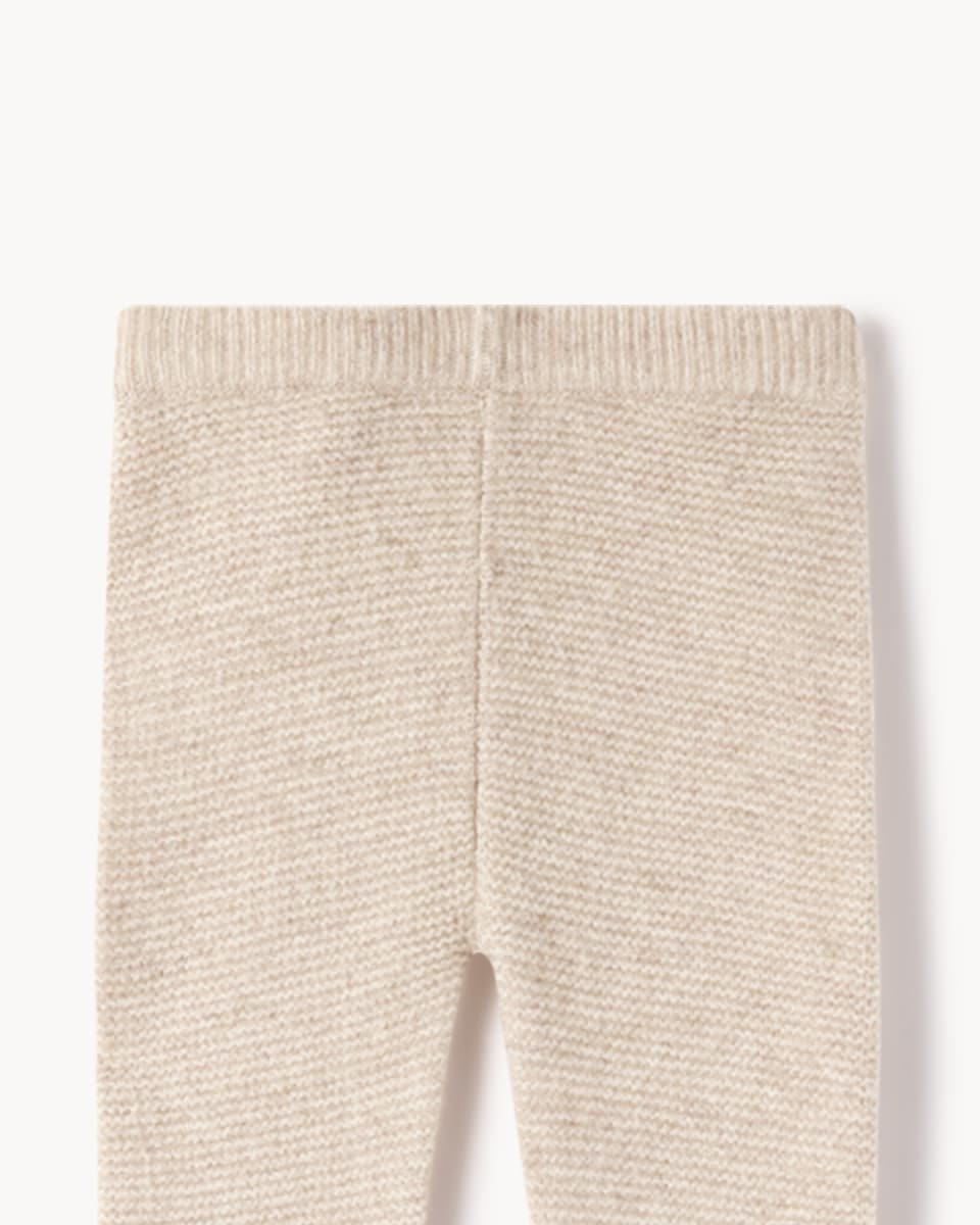 image 1 of F&F Baby Knitted Bow Cardigan and Bottoms Set in Neutral