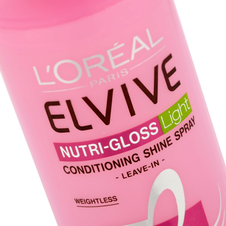 Elvive Leave In Conditioner Spray Nutri Gloss 200Ml Tesco Groceries