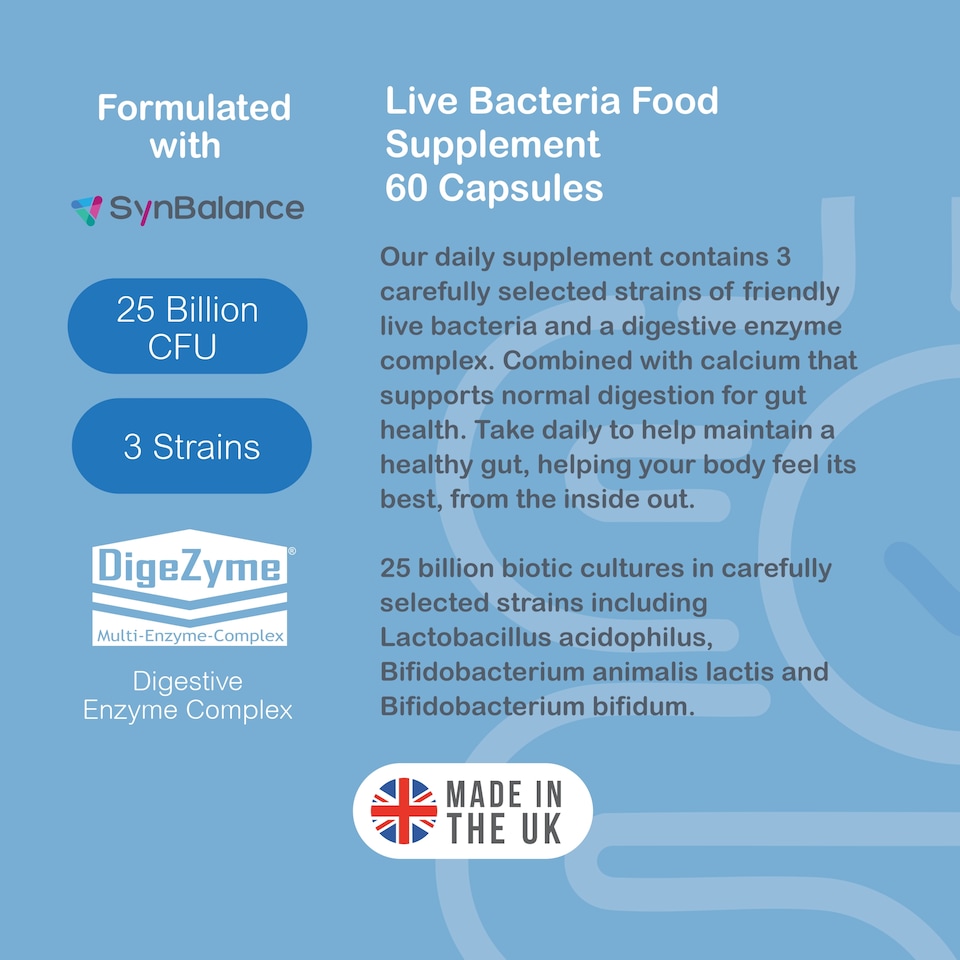 image 1 of MyKind.of Daily Friendly Live Bacteria 60 Capsules