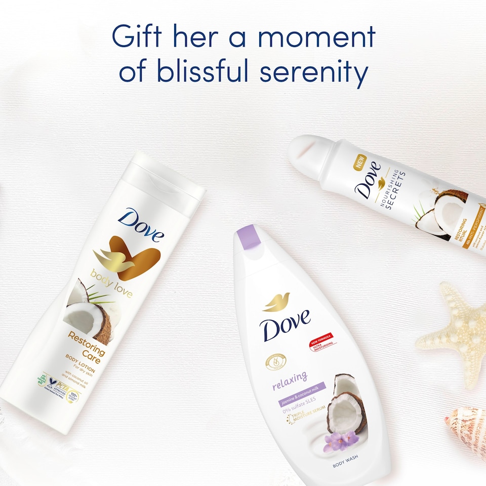 image 1 of Dove Blissfully Relaxing Beauty Bag Gift Set