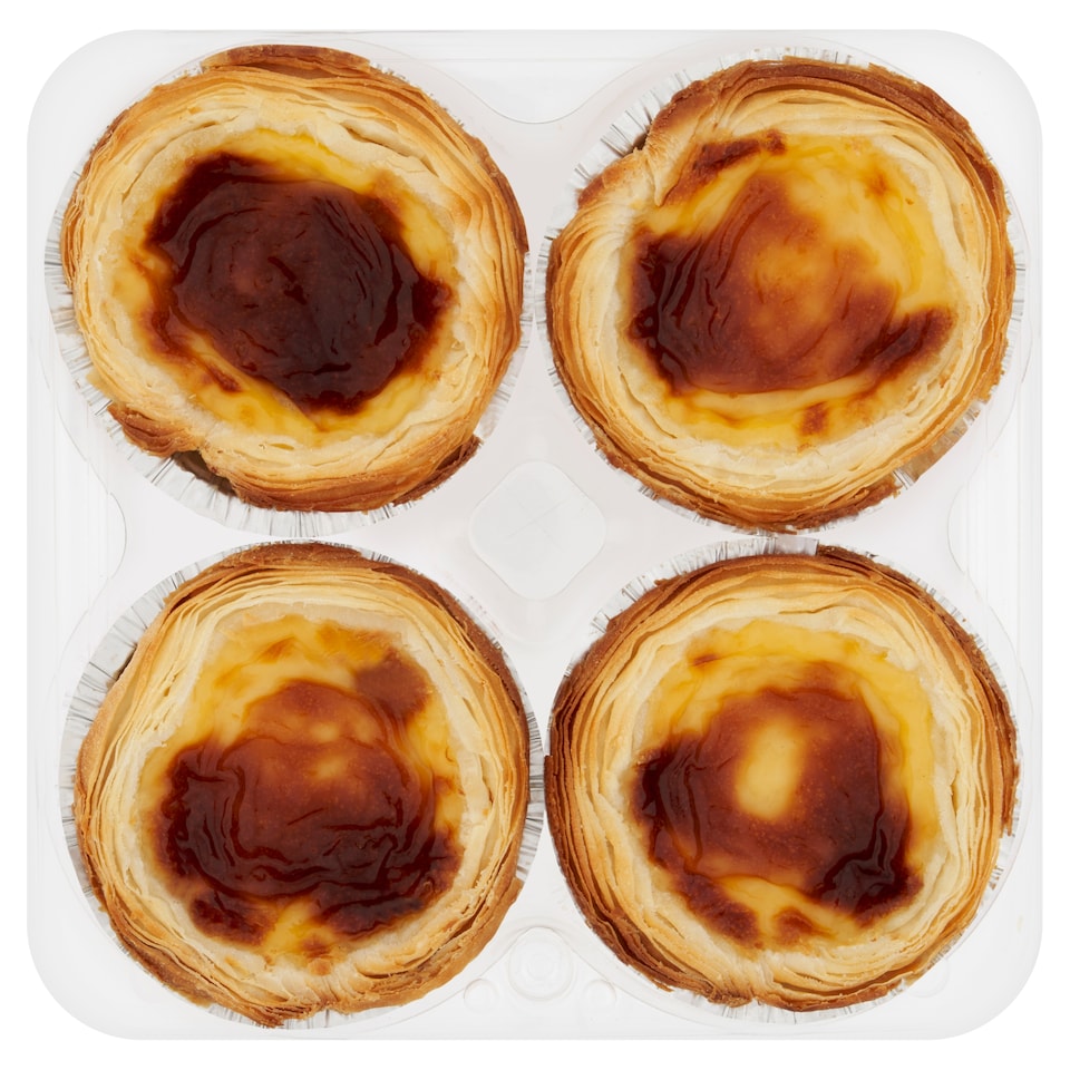image 1 of Tesco Pastel De Nata 4 Pack