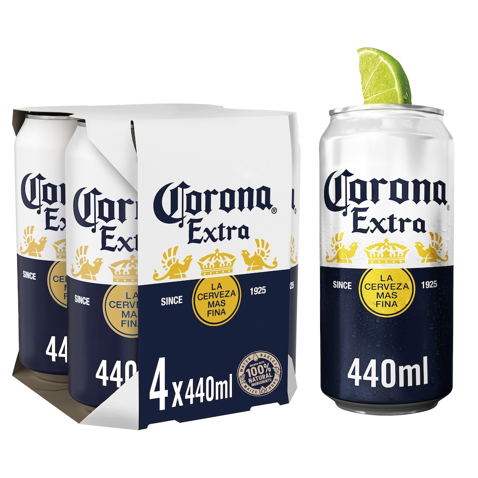 Corona Extra Beer 4 x 440ml