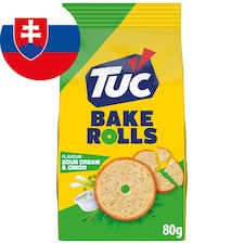 Tuc Bake Rolls Sour Cream and Onion Flavor 80 g