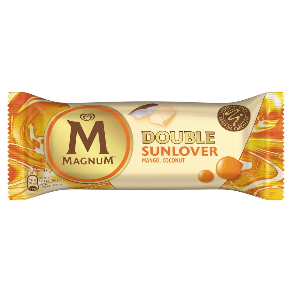 MAGNUM Pálcikás Jégkrém Dupla Mangó és Kókusz ízű 85 ml