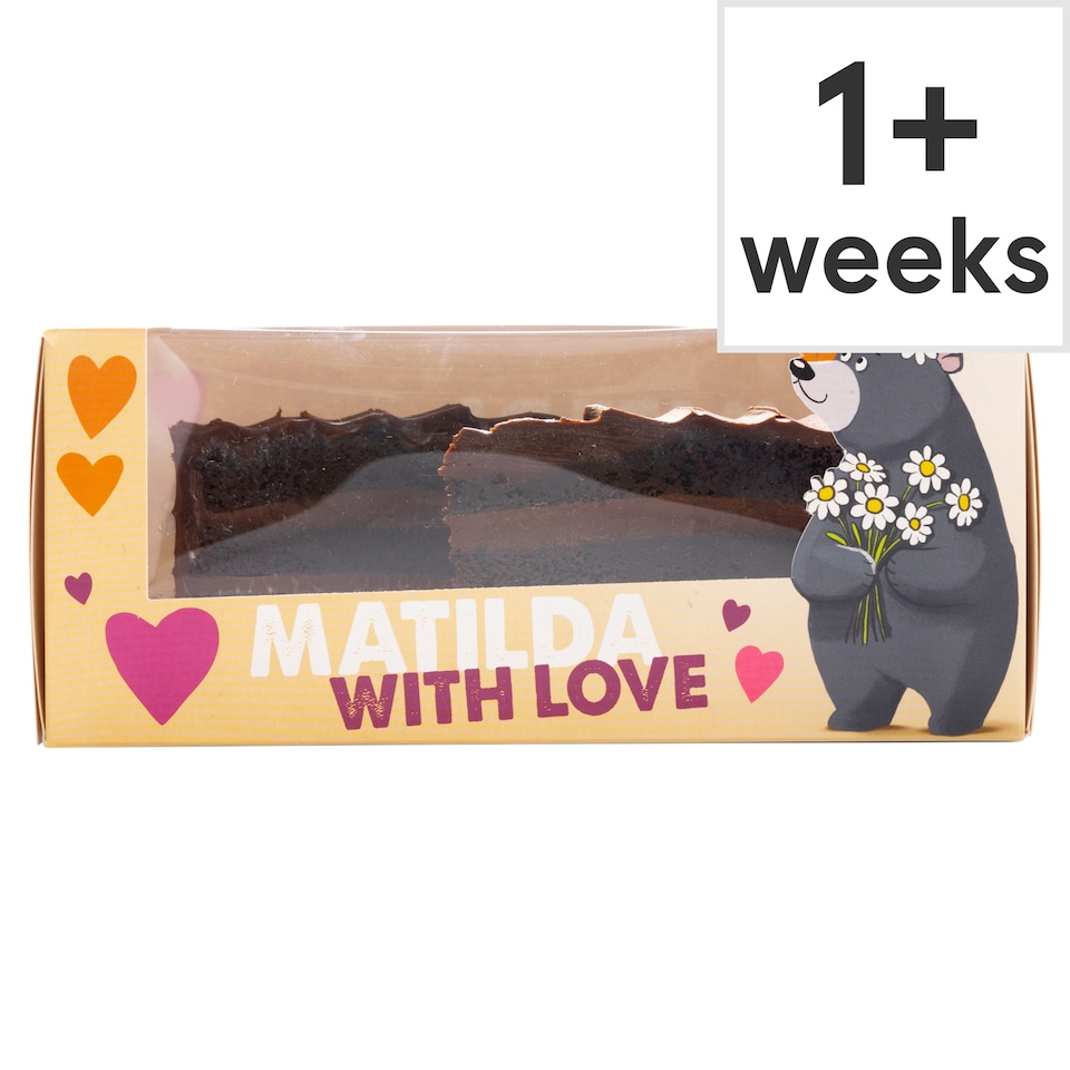 Studio Bakery Matilda chocolate cake with Love