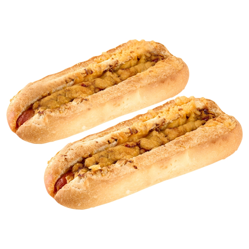 Obrázek 1 pro produkt Snack bageta s párkem, BBQ omáčkou a čedarem 130g