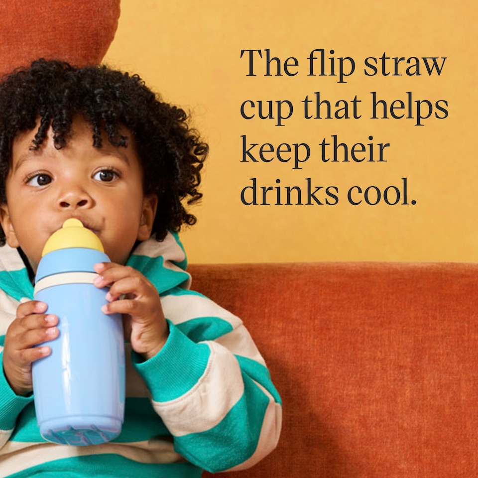 image 1 of Tommee Tippee Insulated Straw Cup 266Ml 12M+ Assorted