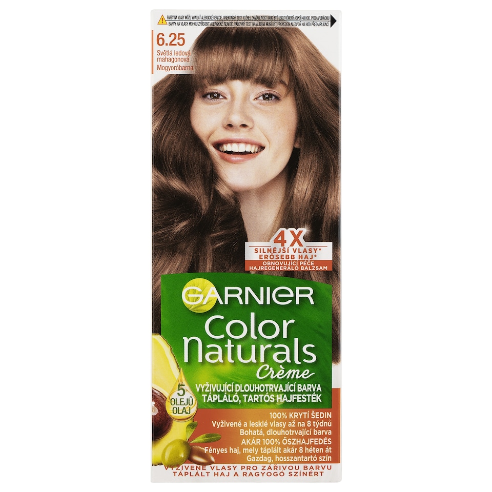 Garnier Color Naturals Tartós hajfesték 6 .25 Mogyoróbarna
