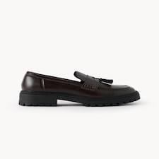 F&F Tassel Trim Chunky Loafers in Brown