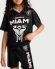 image 2 of Inter Miami CF T-shirt and Shorts Set in Black