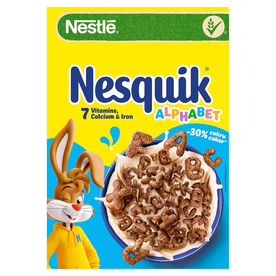 Nestlé NESQUIK Alphabet Breakfast Cereals 325g