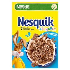 Nestlé NESQUIK Alphabet Breakfast Cereals 325g