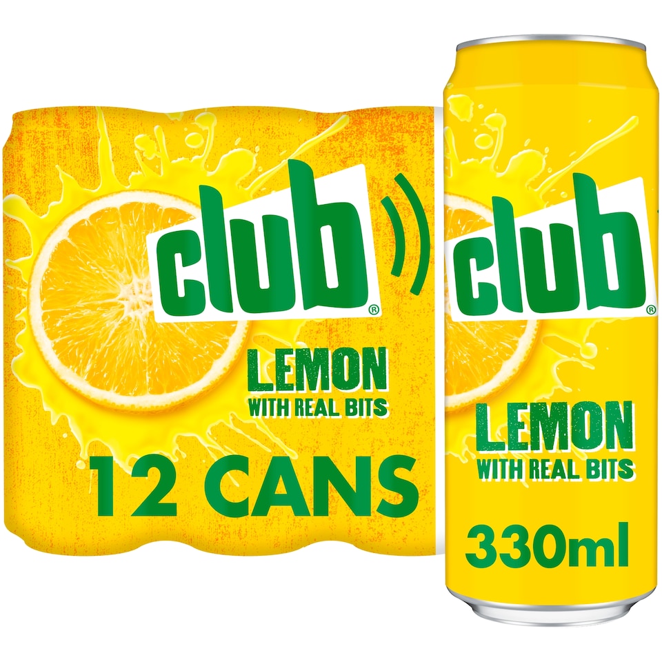 image 1 of Club Lemon Cans 12 x 330ml