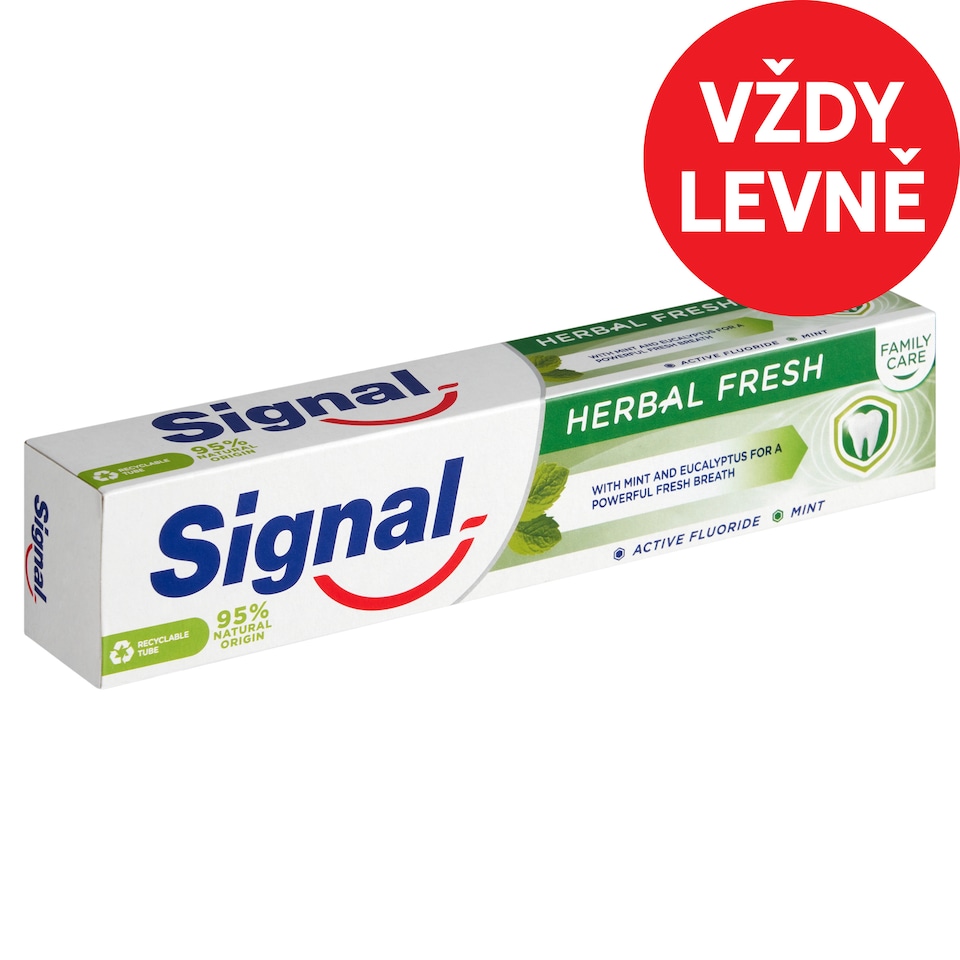 image 1 of Signal Herbal Fresh Toothpaste 75ml